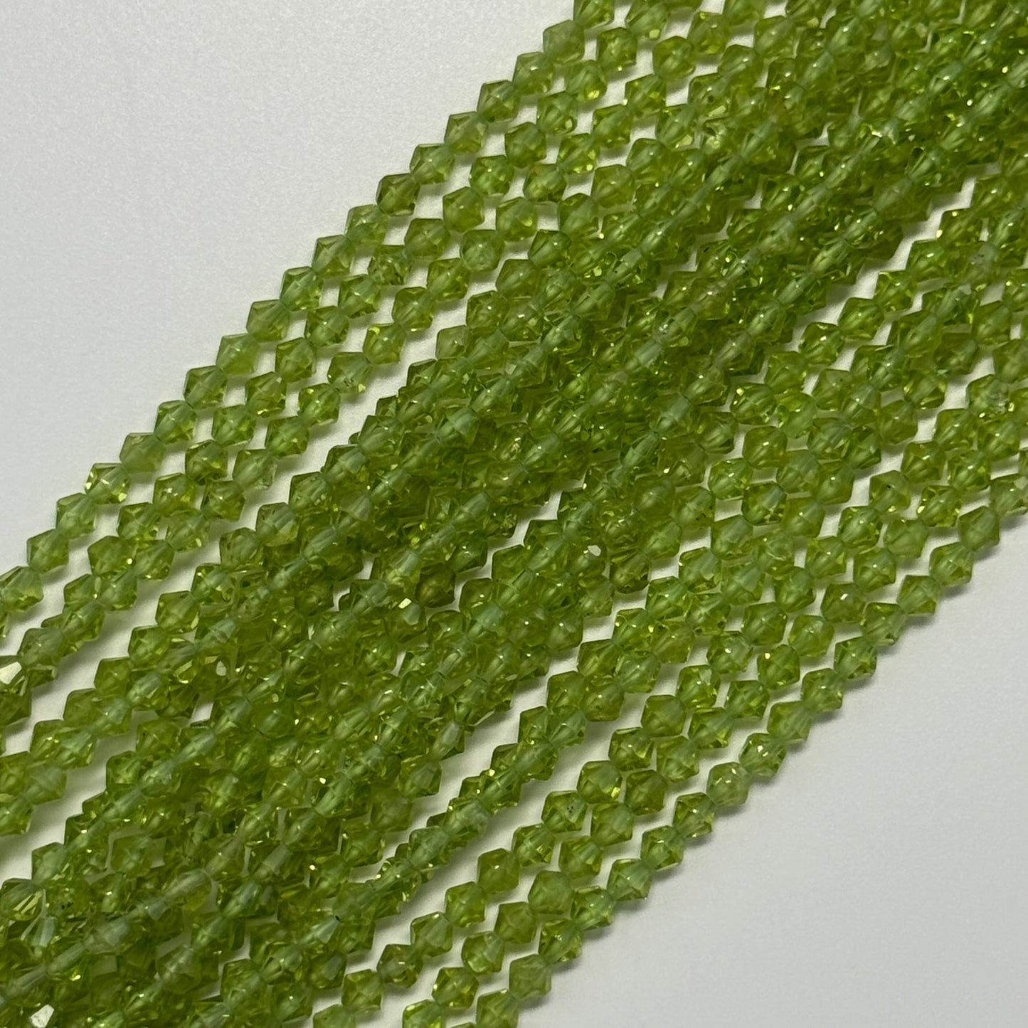 Peridot Space Ship Beads (AA Quality)