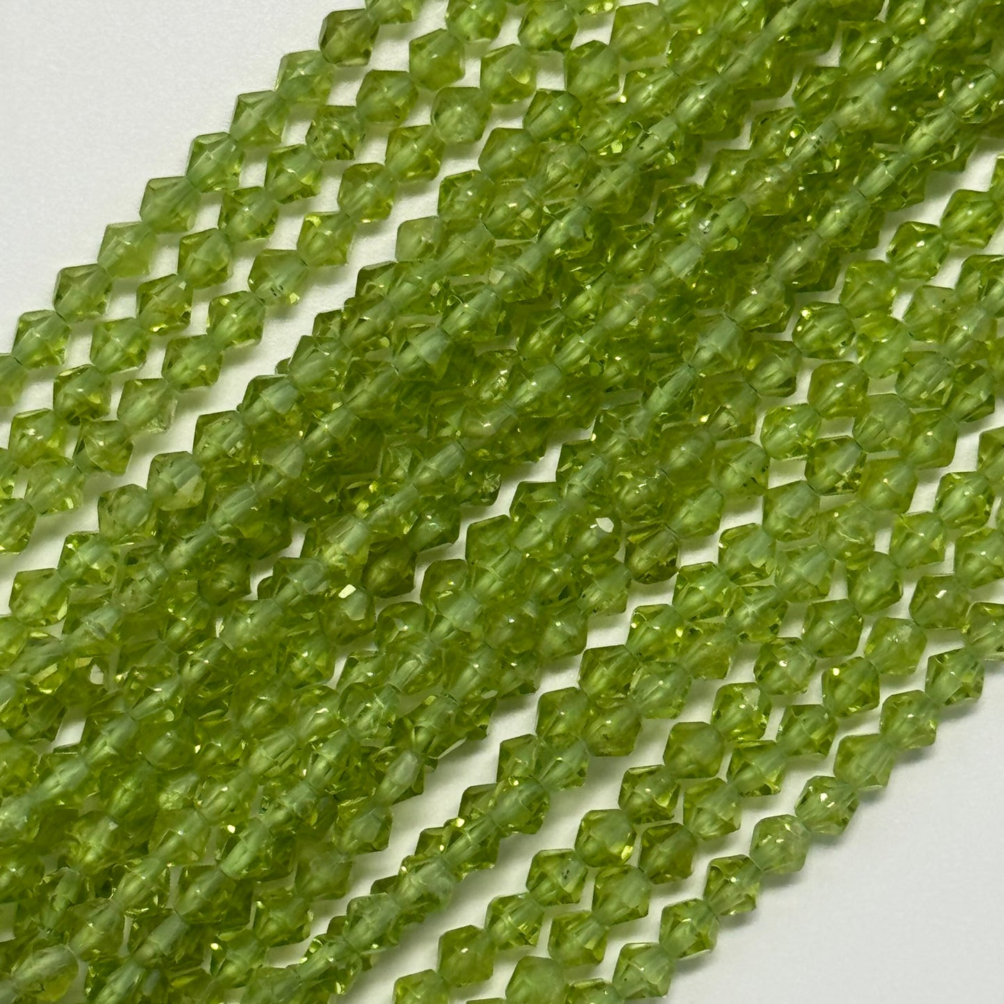 Peridot Space Ship Beads (AA Quality)