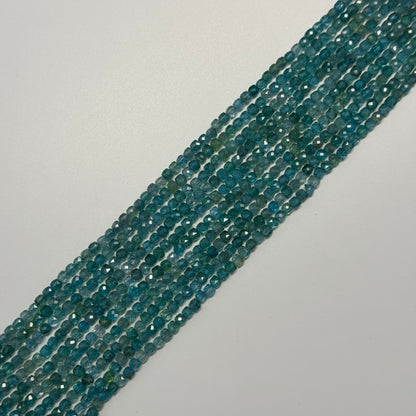 Blue Apatite Square Beads (A Quality)