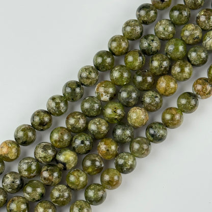 Peridot Polished Round Beads