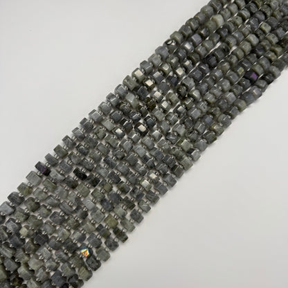 Labradorite Flat hexagonal (Six Sided) Beads (A Quality)