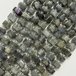 Labradorite Flat Hexagon (Six Sided) Beads