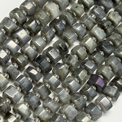 Labradorite Flat hexagonal (Six Sided) Beads (A Quality)