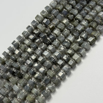 Labradorite Flat hexagonal (Six Sided) Beads (A Quality)
