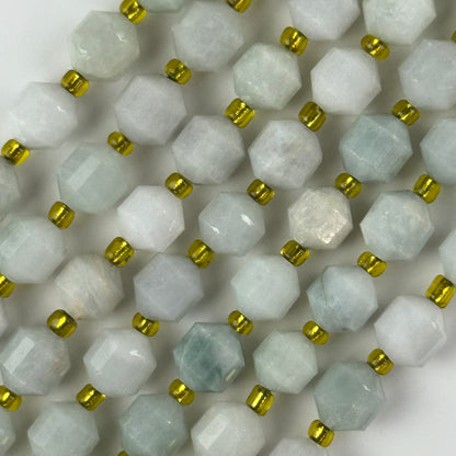 Burmese Jade Dodecahedron Gemstone Beads