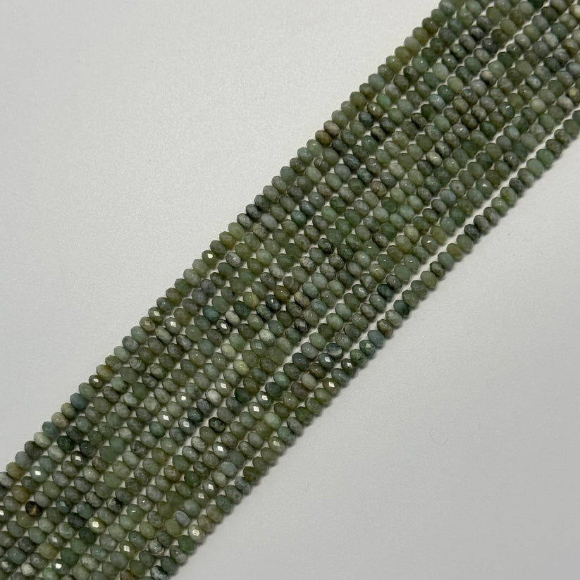 Faceted Rondelle Beads: Crystal & Gemstone Rondelle Beads for Jewelry Making, Beaded Necklaces, and More