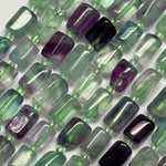 Fluorite Cylinder Beads