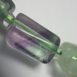 Fluorite Cylinder Beads