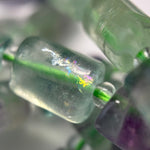 Fluorite Cylinder Beads