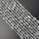 Clear Quartz Cylinder Beads