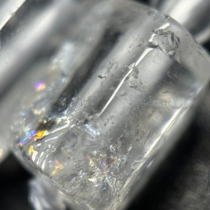 Clear Quartz Cylinder Beads (AB Quality)