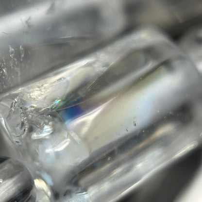 Clear Quartz Cylinder Beads (AB Quality)