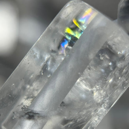 Clear Quartz Cylinder Beads (AB Quality)