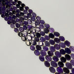 Amethyst Flat Diamond Beads