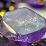 Amethyst Flat Diamond Beads