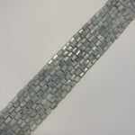 Aquamarine Cylinder Beads