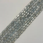 Aquamarine Cylinder Beads