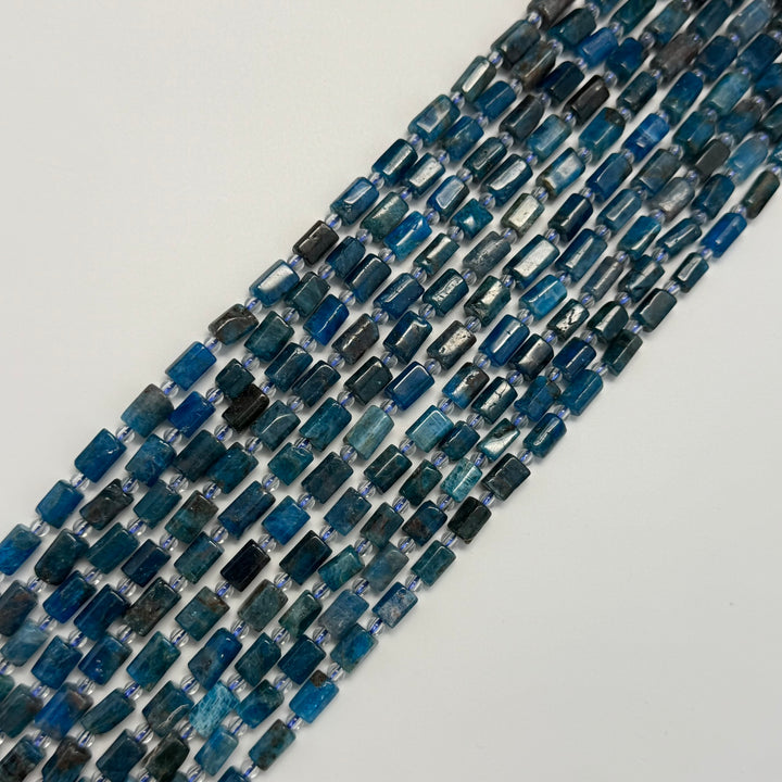 Cylinder gemstone beads