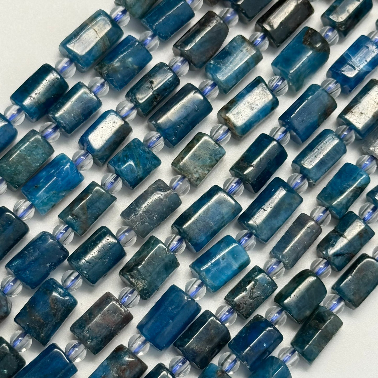 Apatite Cylinder Beads
