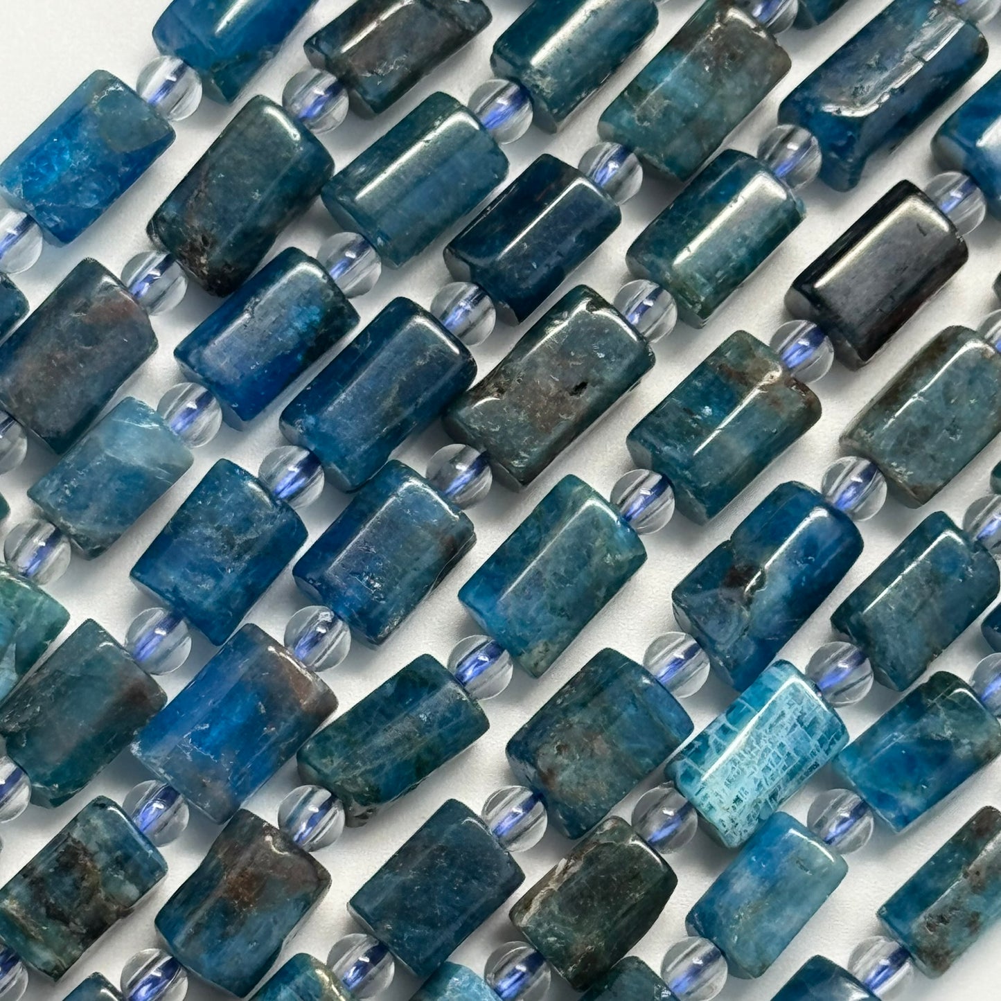 Apatite Cylinder Beads