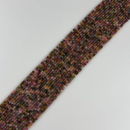 Assorted Multicolor Tourmaline Rondelle – Faceted Beads (A Quality)