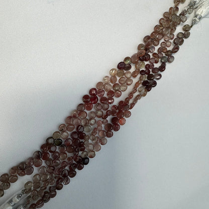 Andalusite Polished Side Drilled Gemstone Beads