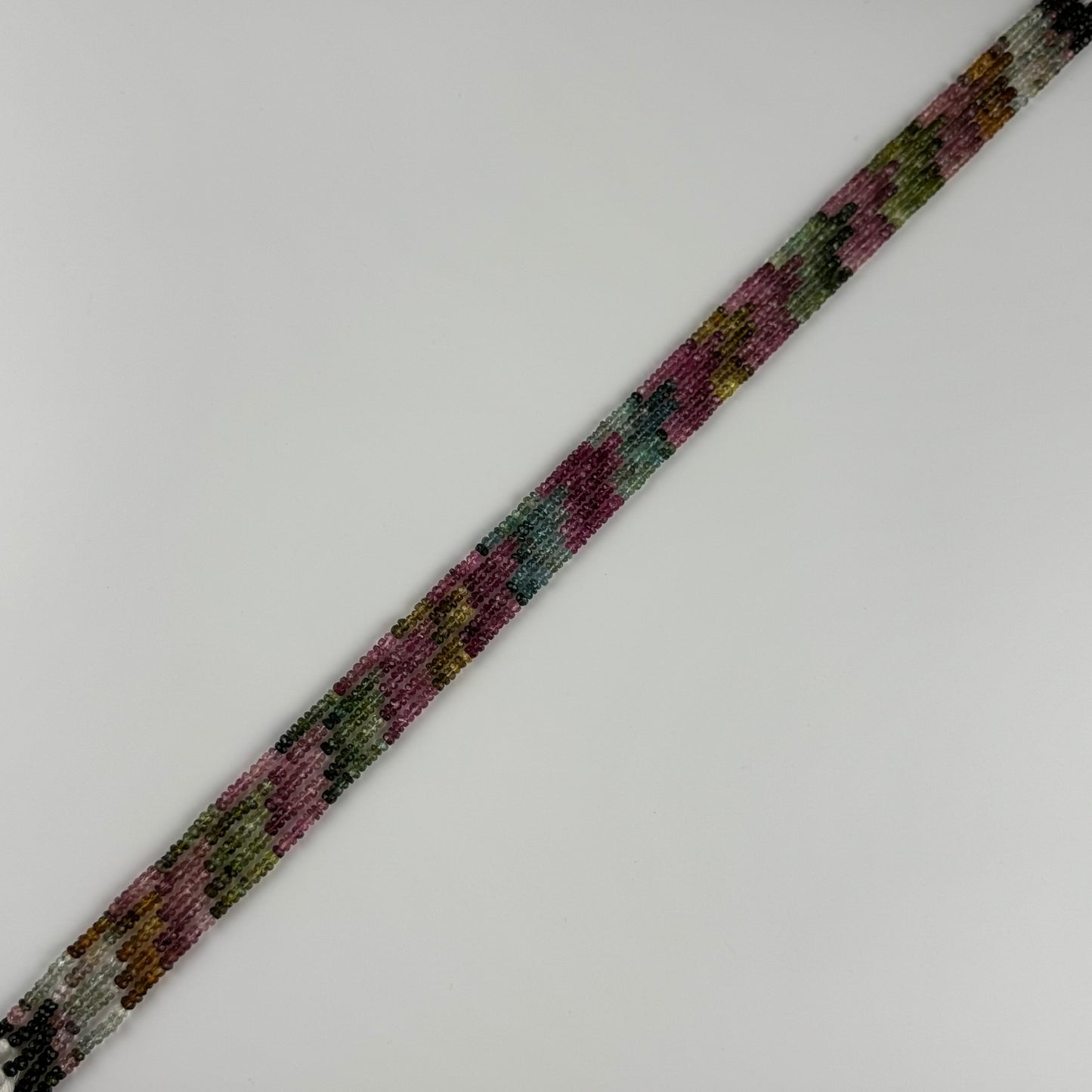 High Quality Faceted Tourmaline Rondelle Gemstone Beads (AAA Quality)