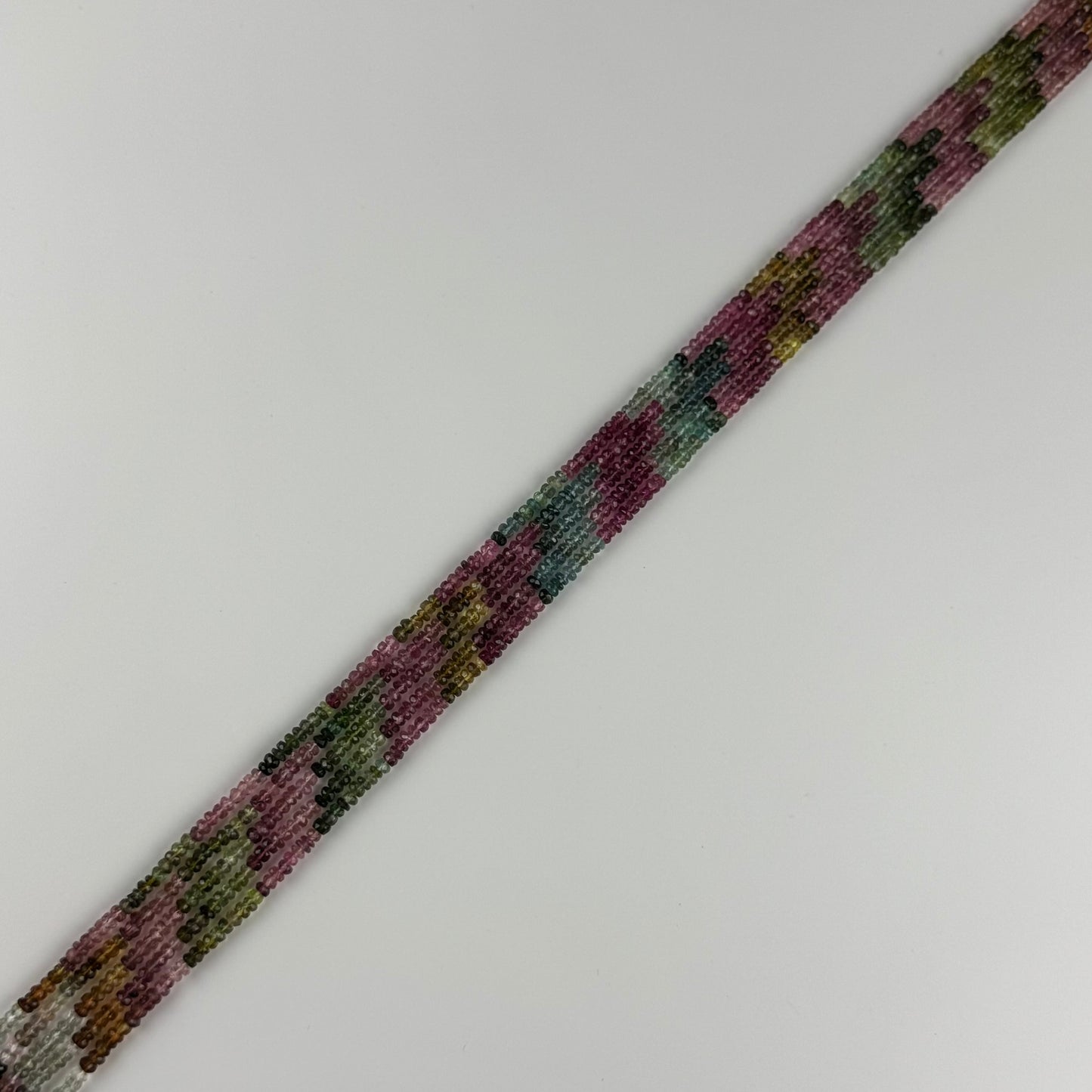 High Quality Faceted Tourmaline Rondelle Gemstone Beads (AAA Quality)