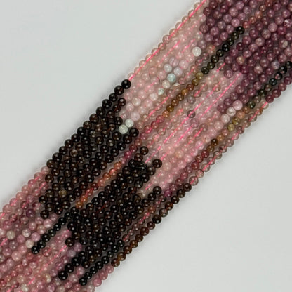 Multicolor Tourmaline Beads - Polished Round Beads