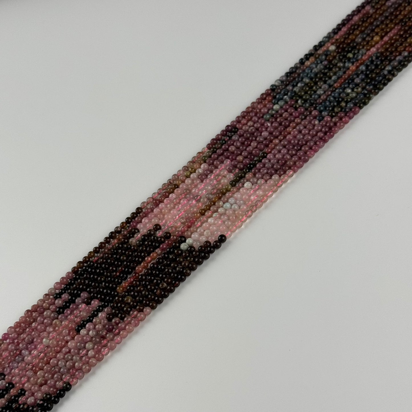 Multicolor Tourmaline Beads - Polished Round Beads