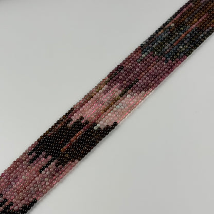 Multicolor Tourmaline Beads - Polished Round Beads