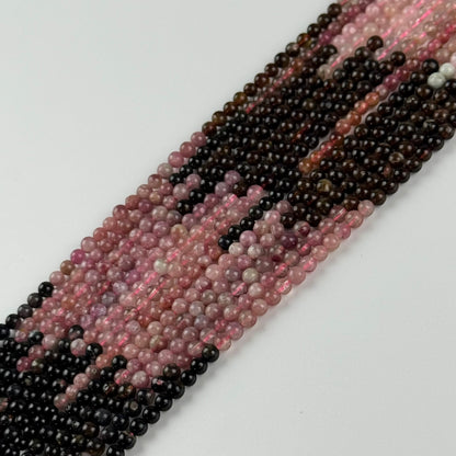 Multicolor Tourmaline Beads - Polished Round Beads