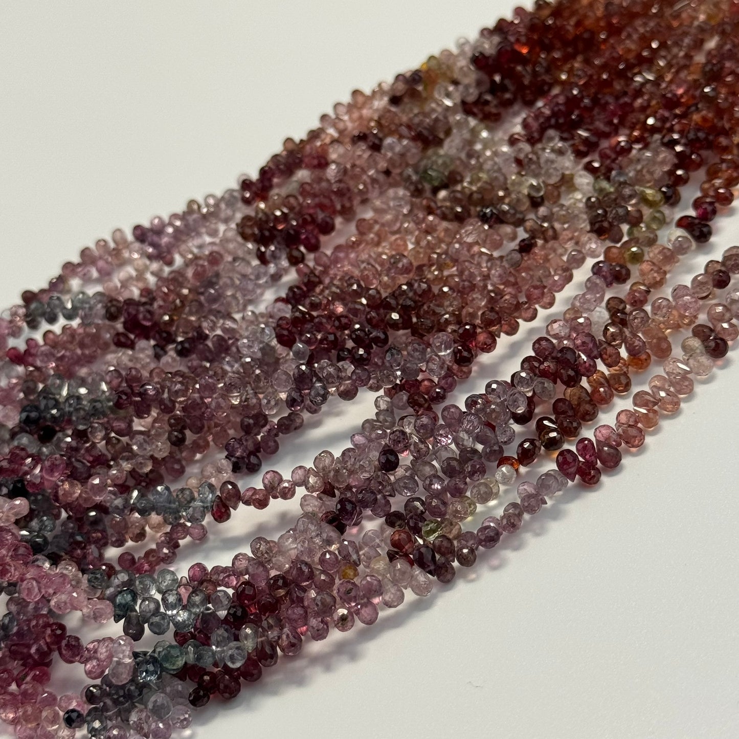 Spinel Faceted Beriolette Gemstone Beads (AA Quality)