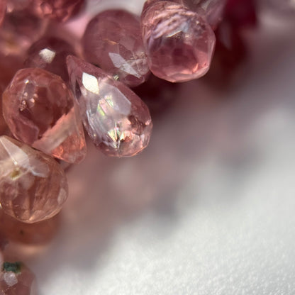 Spinel Faceted Briolette Gemstone Beads (AA Quality)