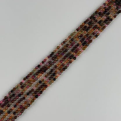 Multicolor Tourmaline Beads - Polished Round Beads