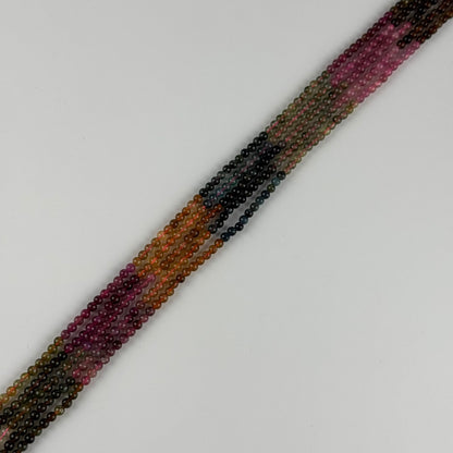 Multicolor Tourmaline Beads - Polished Round Beads