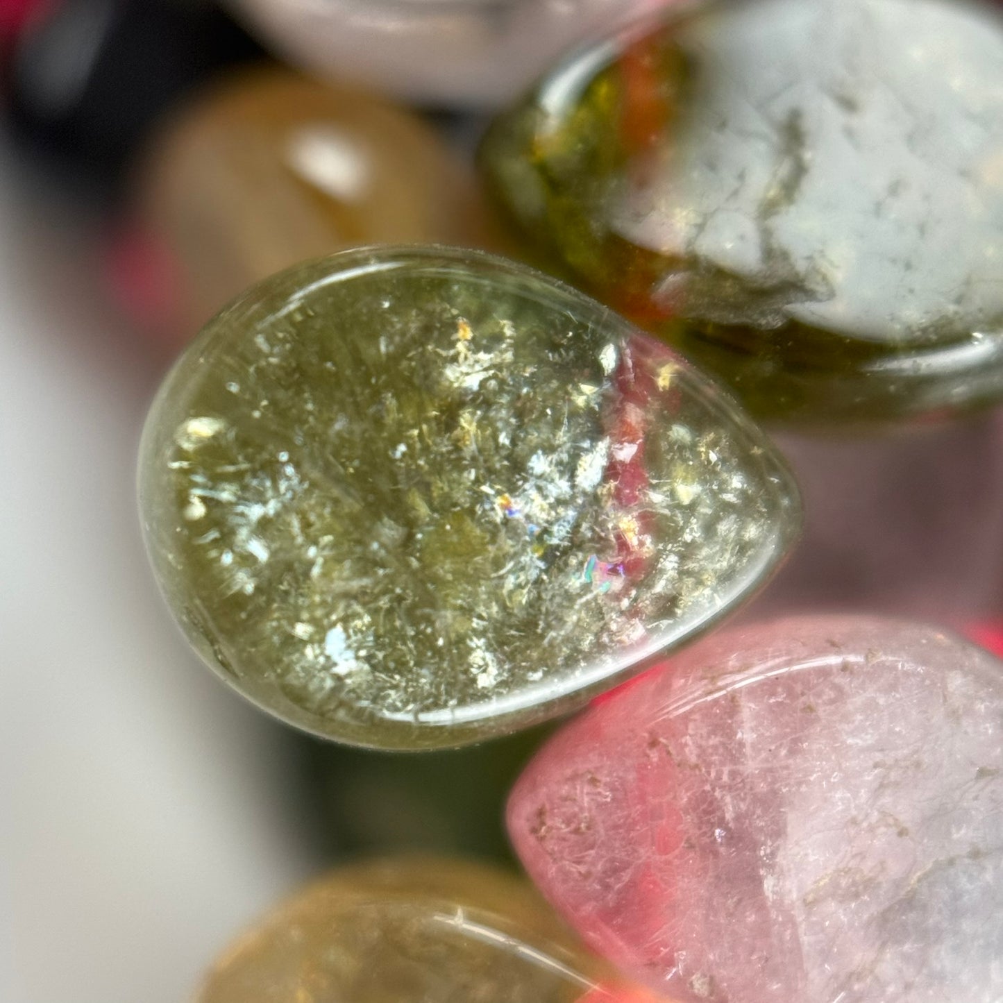 Multicolor Tourmaline Pear Shape Side-Drilled Gemstone Beads