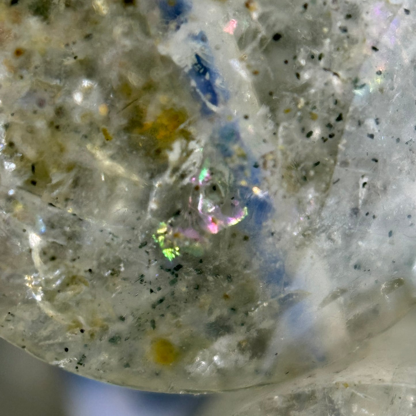 Aquamarine Green Faceted Smarties Beads - (AA Quality)