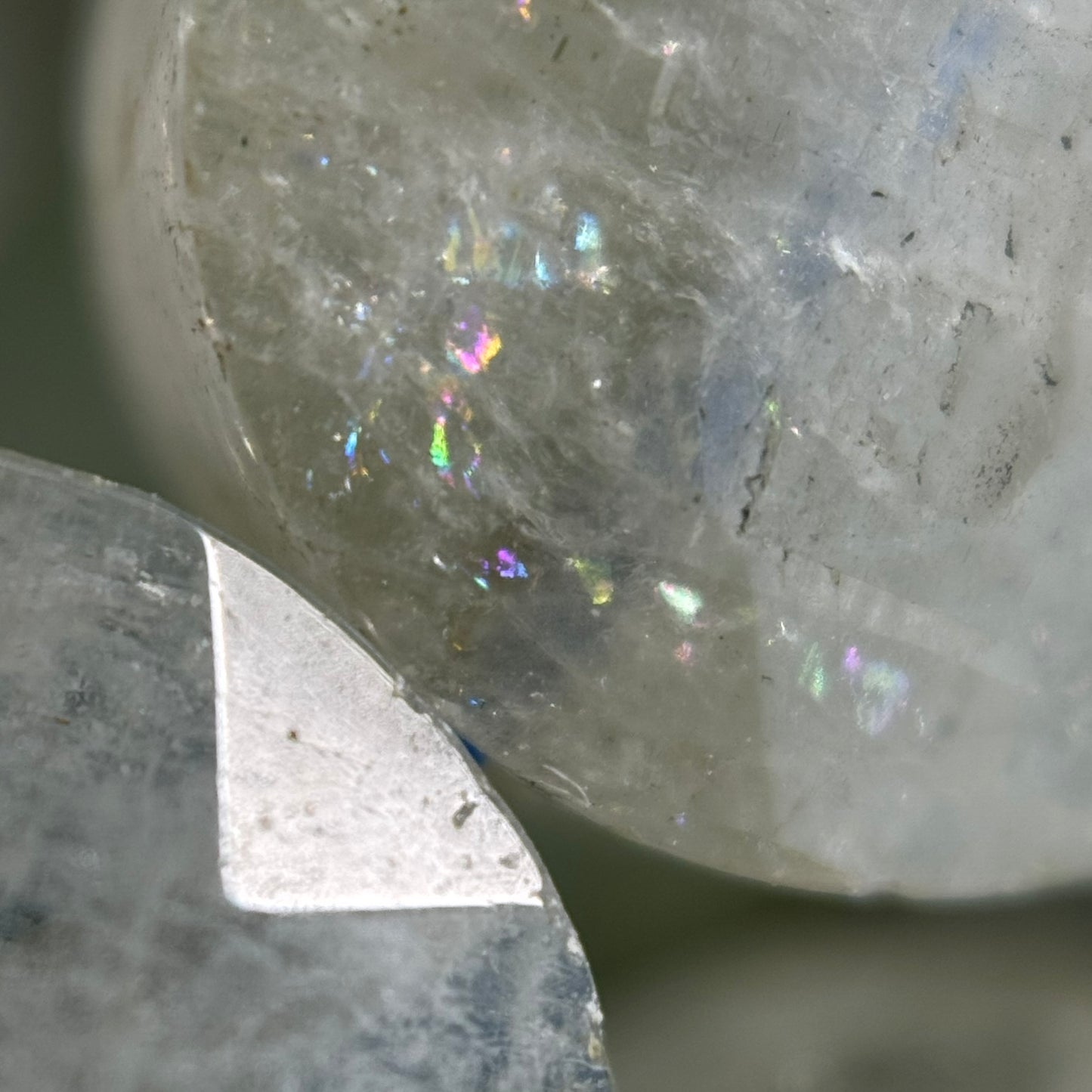 Aquamarine Green Faceted Smarties Beads - (AA Quality)