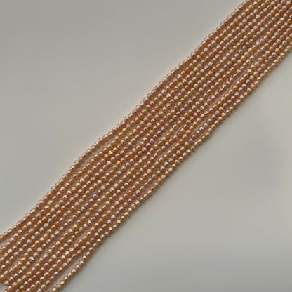 Peach Freshwater Cultured Pearl - Side Drilled - (AA Quality)