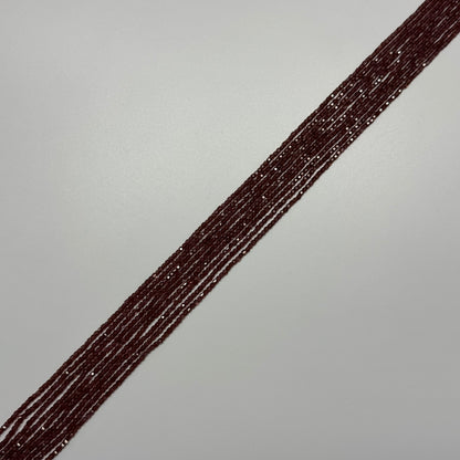 Mozambique Garnet Faceted Square Gemstone Beads (AAA Quality)