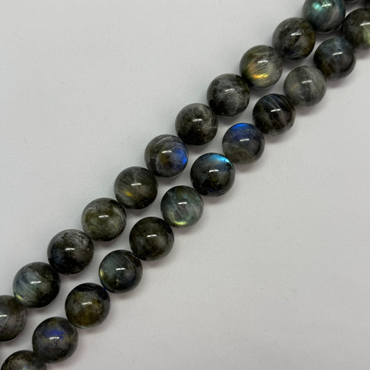 Extremely Rare Labradorite Polished Round Beads 21 – 22mm