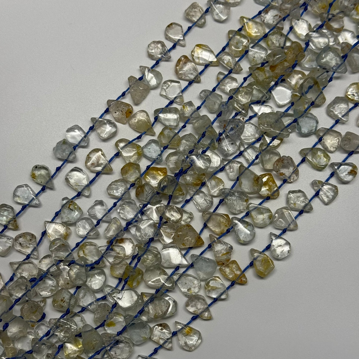 Topaz Polished Pear Shaped Gemstone Beads