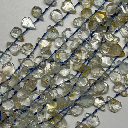 Topaz Polished Pear Shaped Gemstone Beads