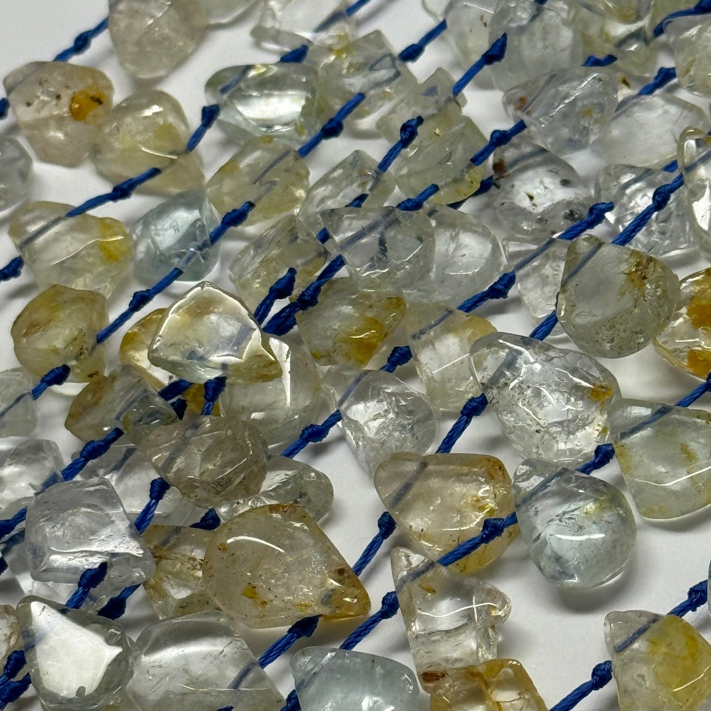 Topaz Polished Pear Shaped Gemstone Beads
