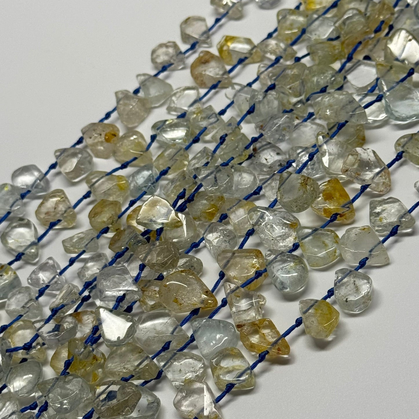 Topaz Polished Pear Shaped Gemstone Beads