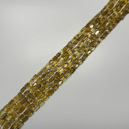 Natural African Citrine Tube Polished Beads