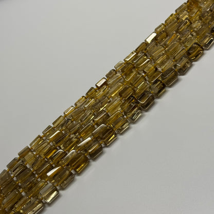 Natural African Citrine Tube Polished Beads