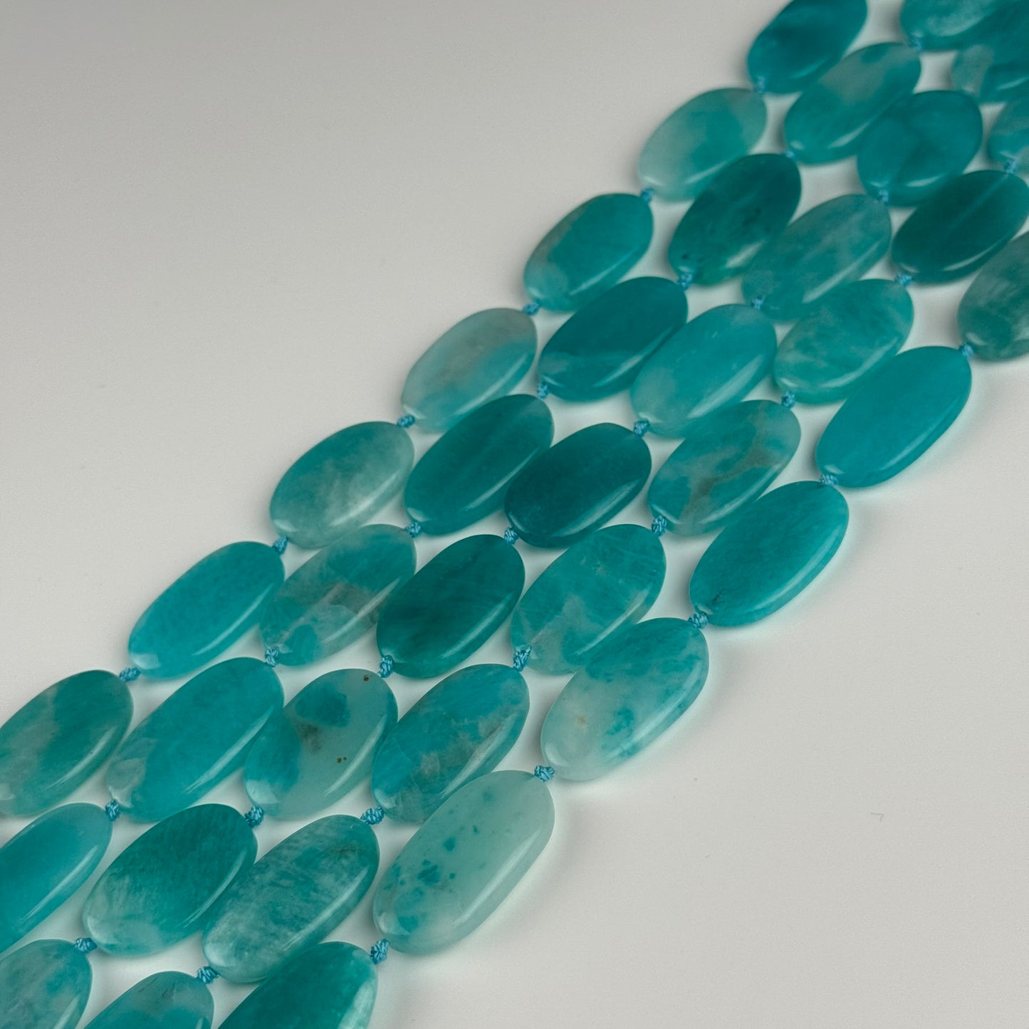 Amazonite Oval Shape Gemstone Beads