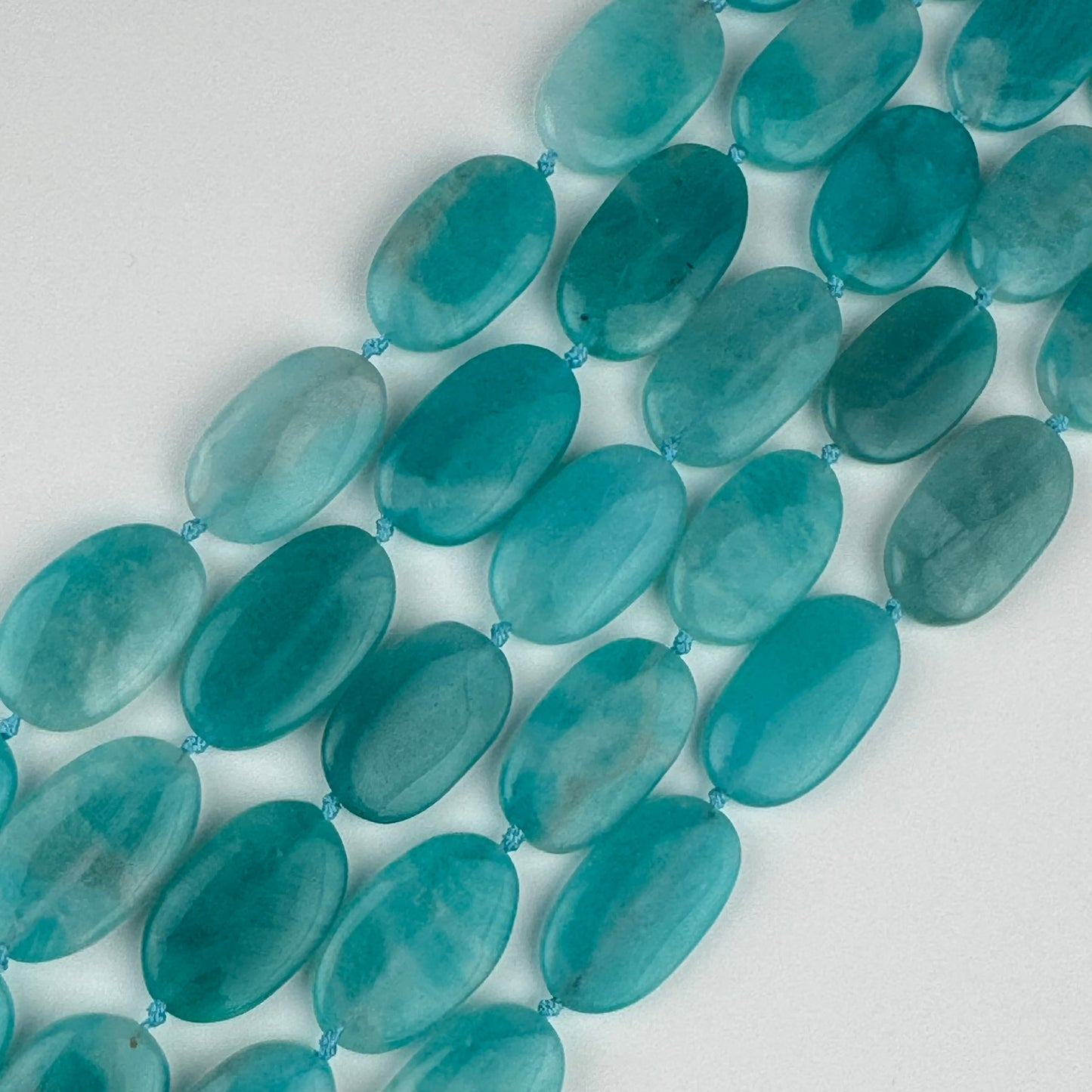 Amazonite Oval Shape Gemstone Beads